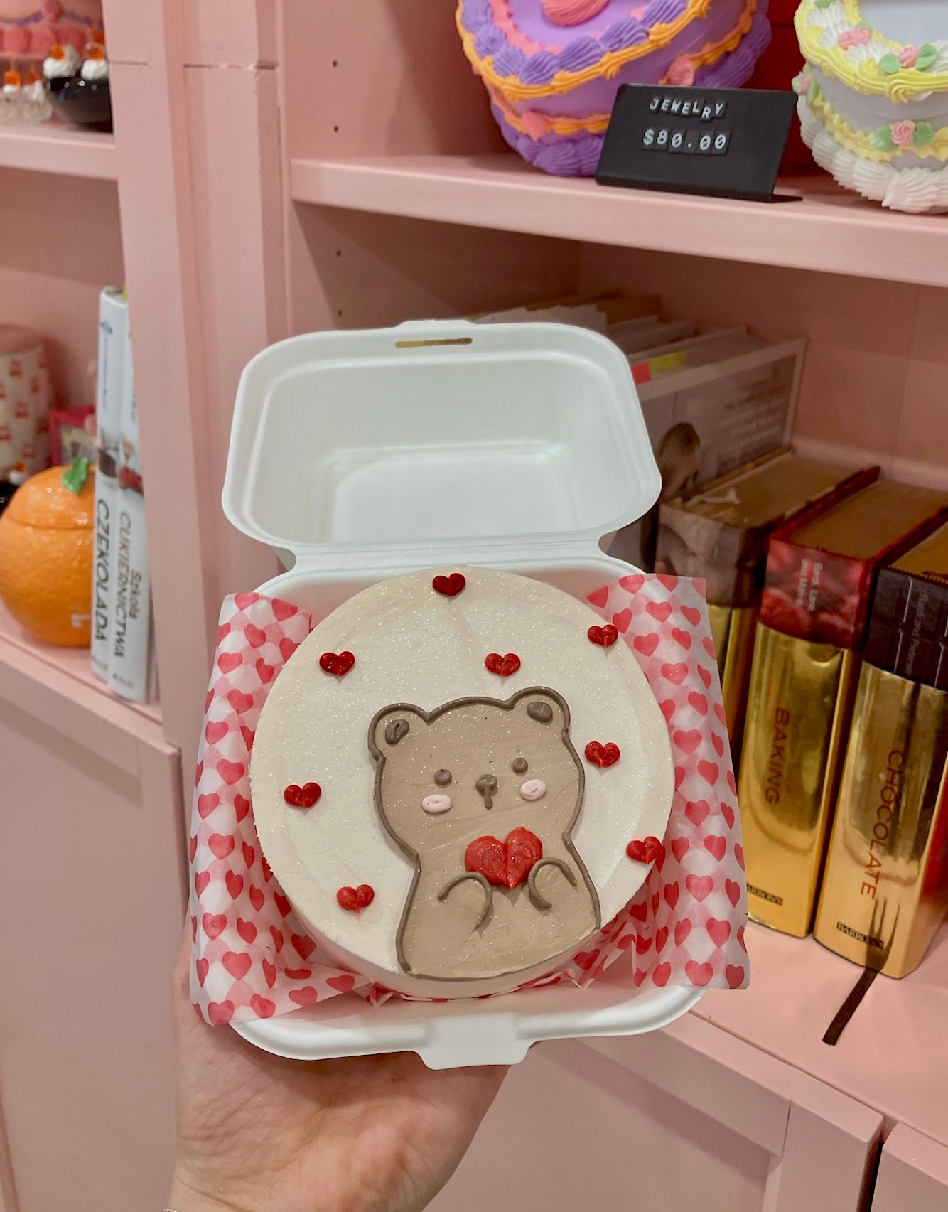 Bear bento cake