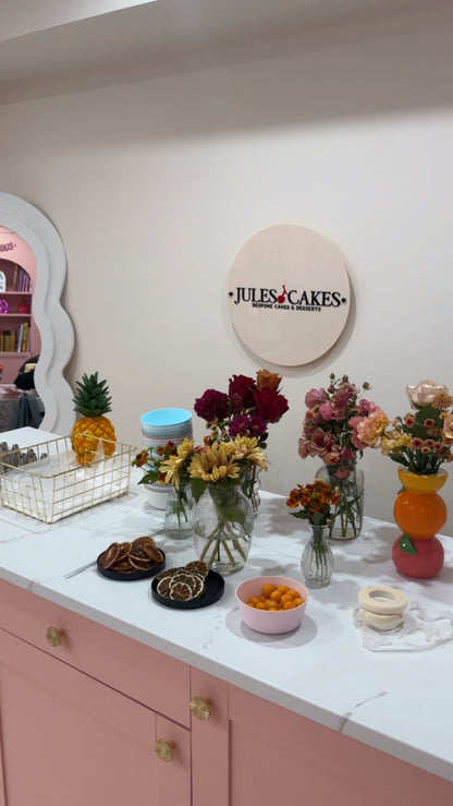OCT 25 SQUIGGLE FLORAL DOME: cake decorating workshop | 11am-1:30pm