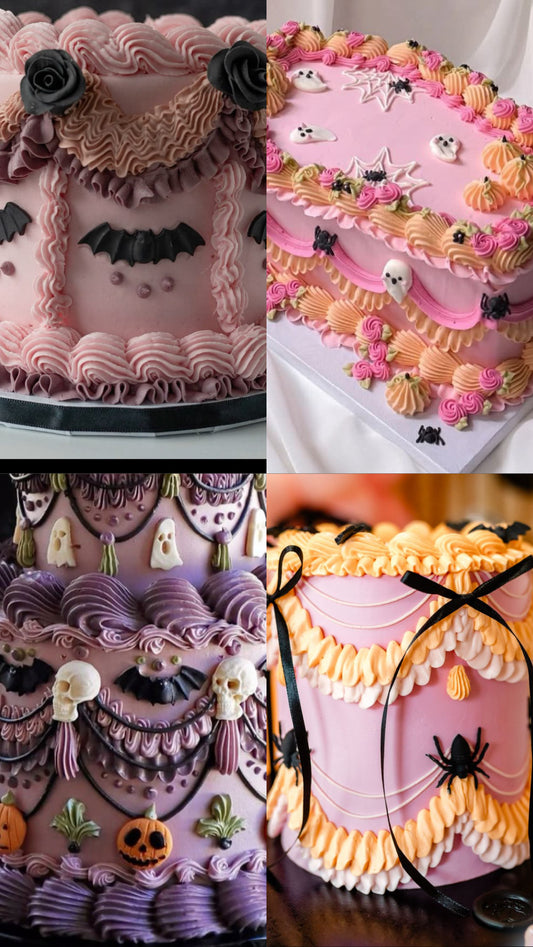 OCT 30 | HALLOWEEN: vintage cake decorating workshop 6:00pm-9:00pm