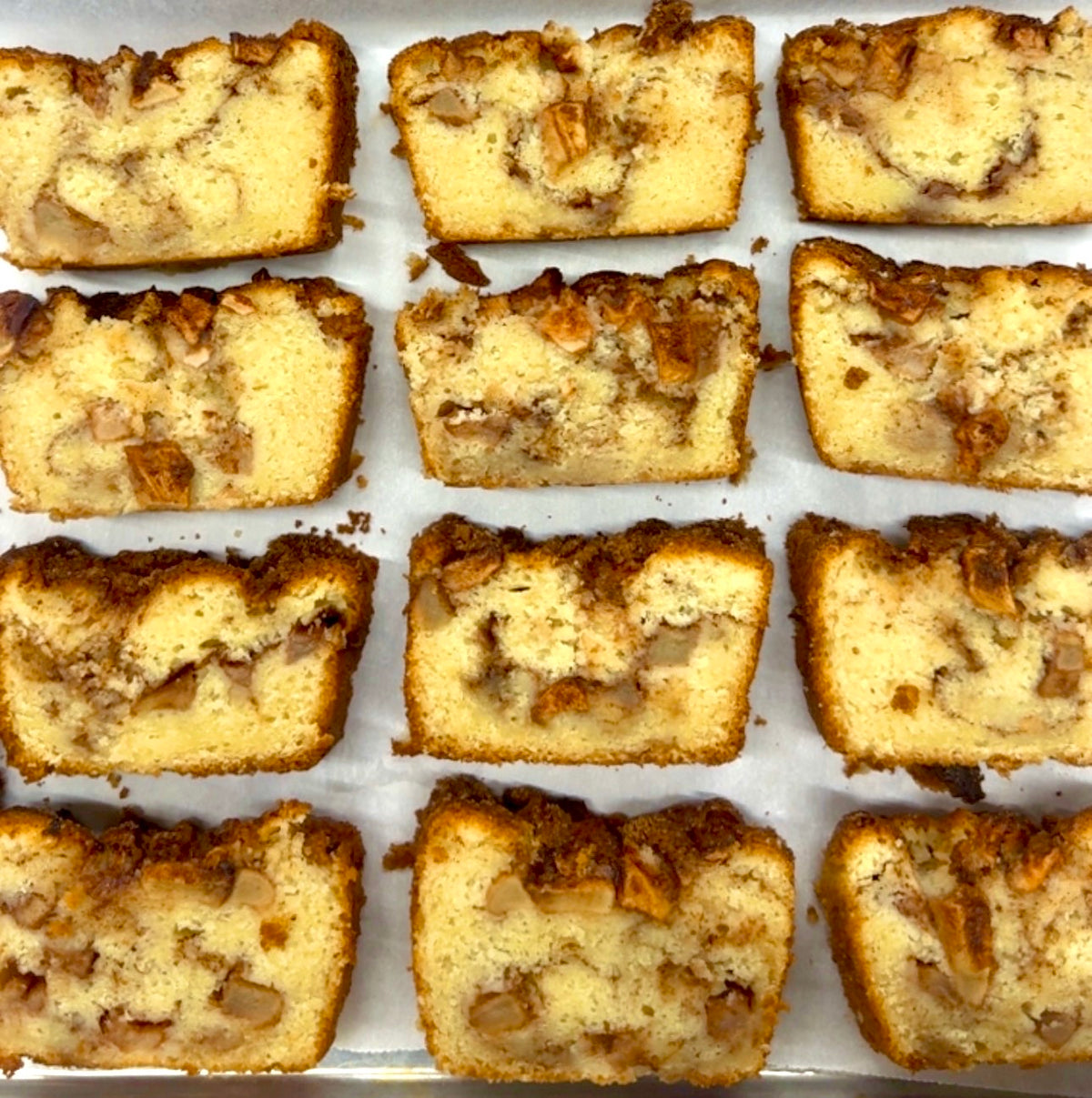 Apple fritter loaf