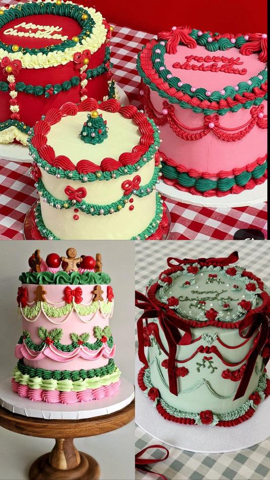 DEC 12 | HOLIDAY: vintage cake decorating workshop 6:00pm-9:00pm