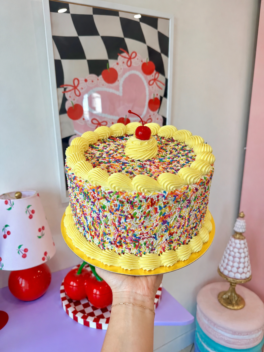 Sprinkle cake