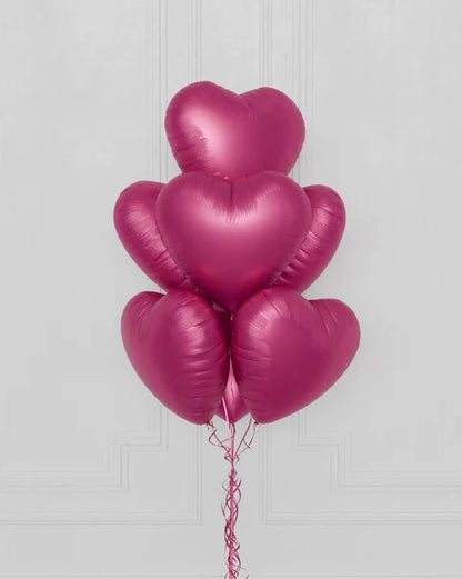 Balloon foil heart bouquet