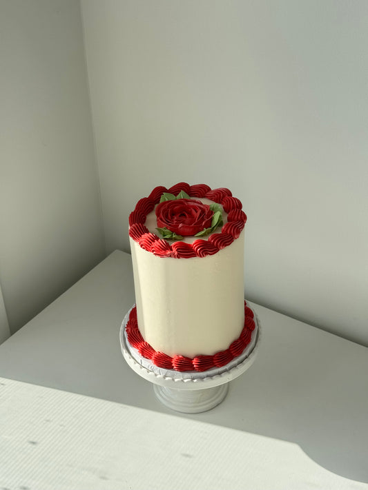 Rose mini cake