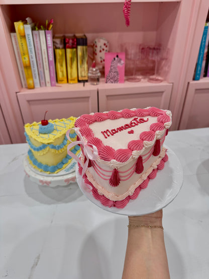 Vintage cake slices