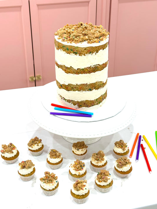 Funfetti Crumble Cake