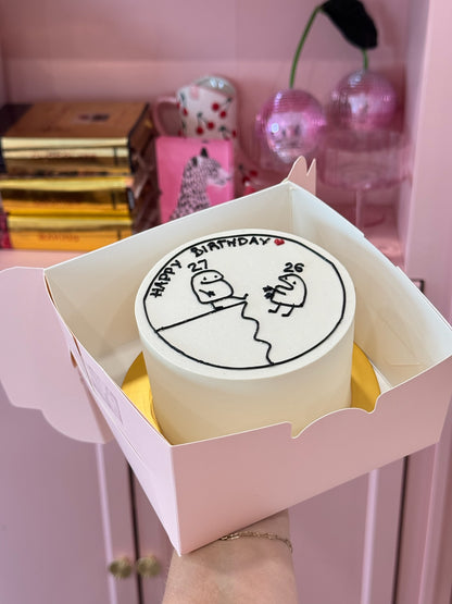 Birthday Meme Bento Cake